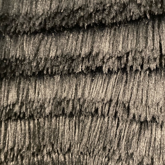 Black fuzzy dressy vest - Picture 3 of 3